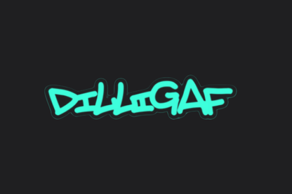 DILLIGAF Sticker