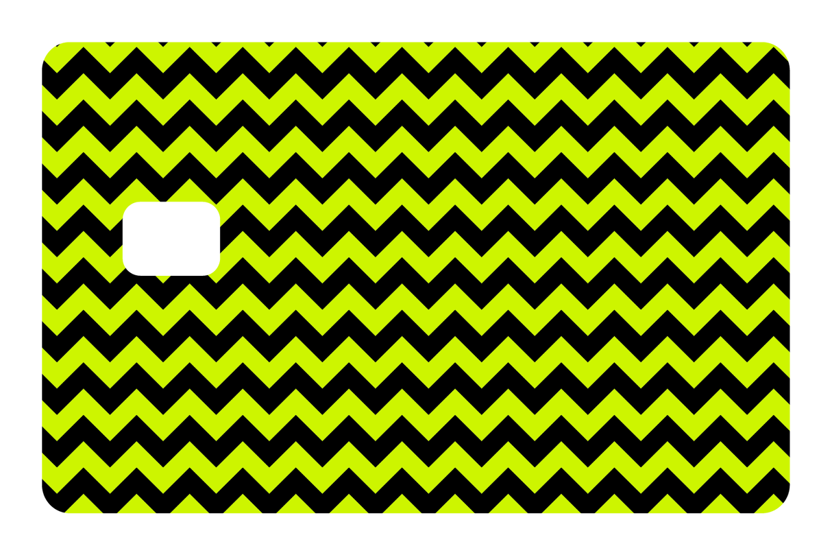 CARD WRAP: ZIGZAG (YELLOW)