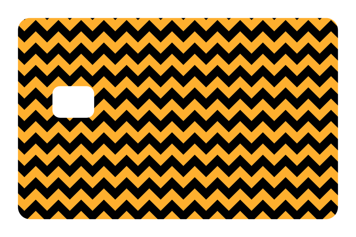 CARD WRAP: ZIGZAG (ORANGE)