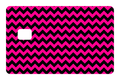 CARD WRAP: ZIGZAG (HOT PINK)