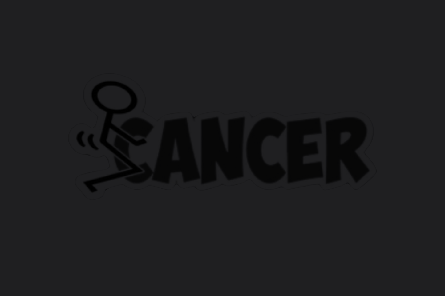 F*ck Cancer 02 Sticker