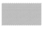 QUARTER WINDOW BANNER: HEXAGON