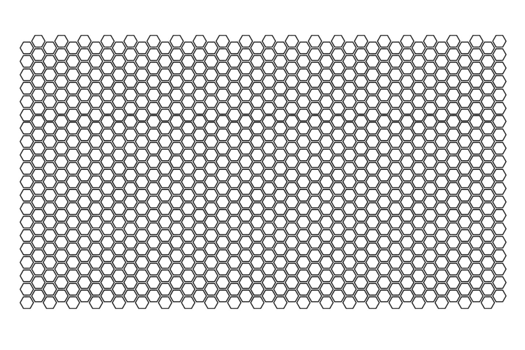 QUARTER WINDOW BANNER: HEXAGON