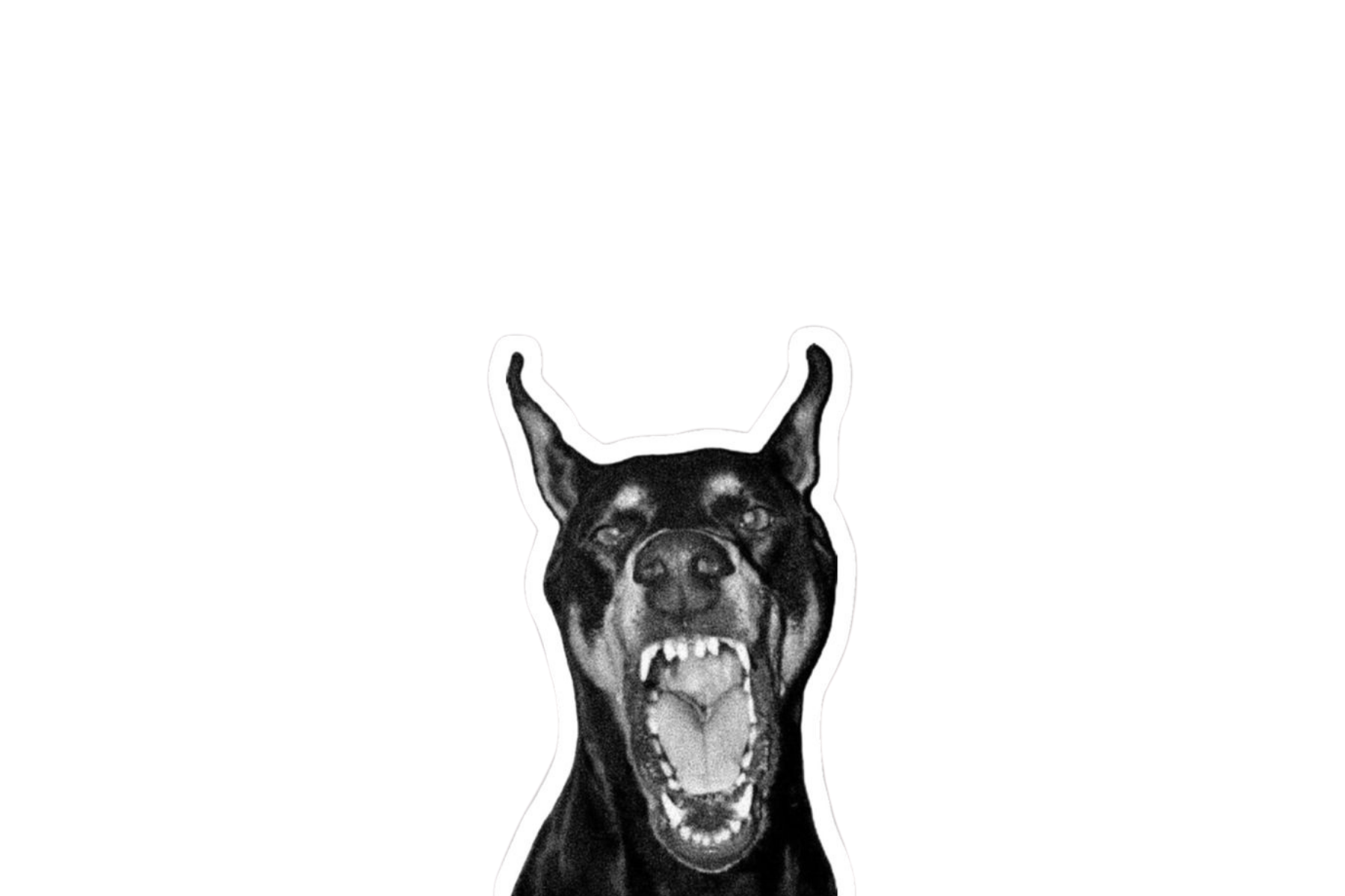 STICKER: DOBERMAN