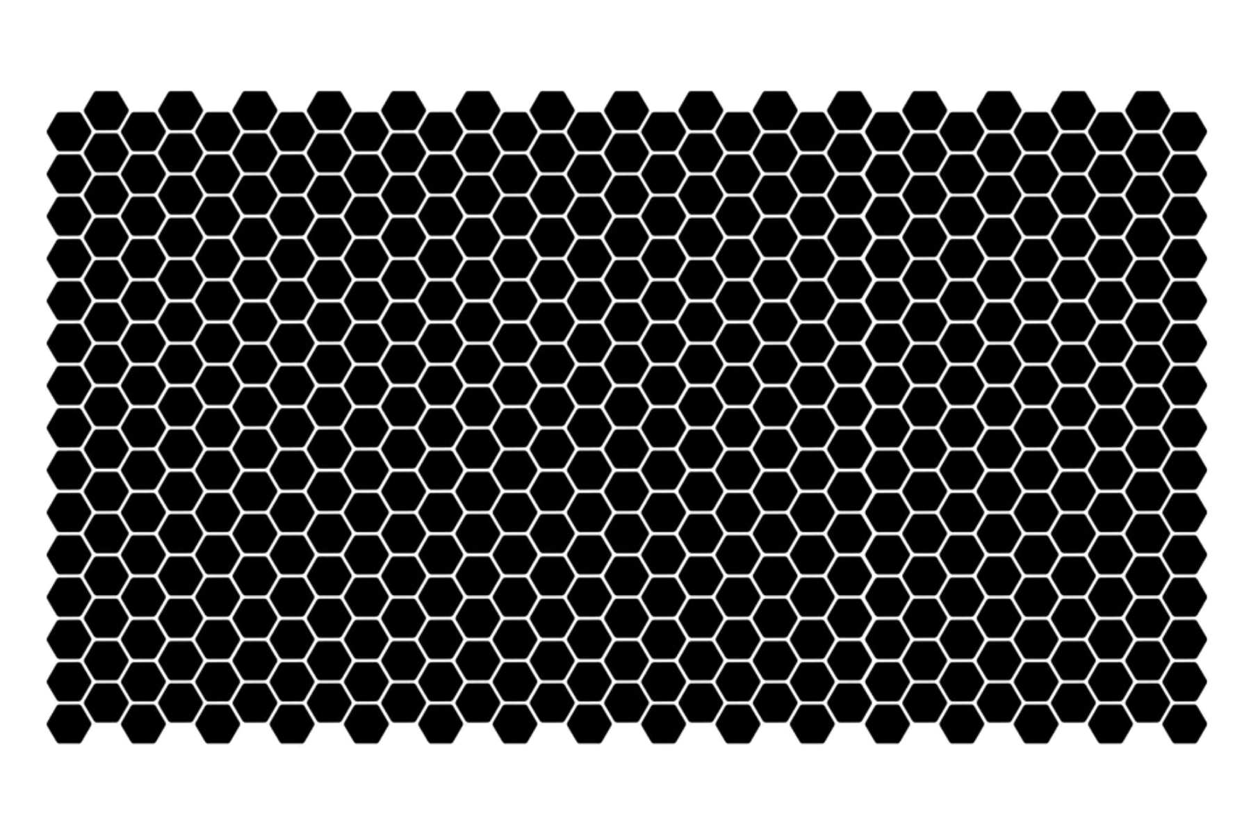 QUARTER WINDOW BANNER: HEXAGON SOILD