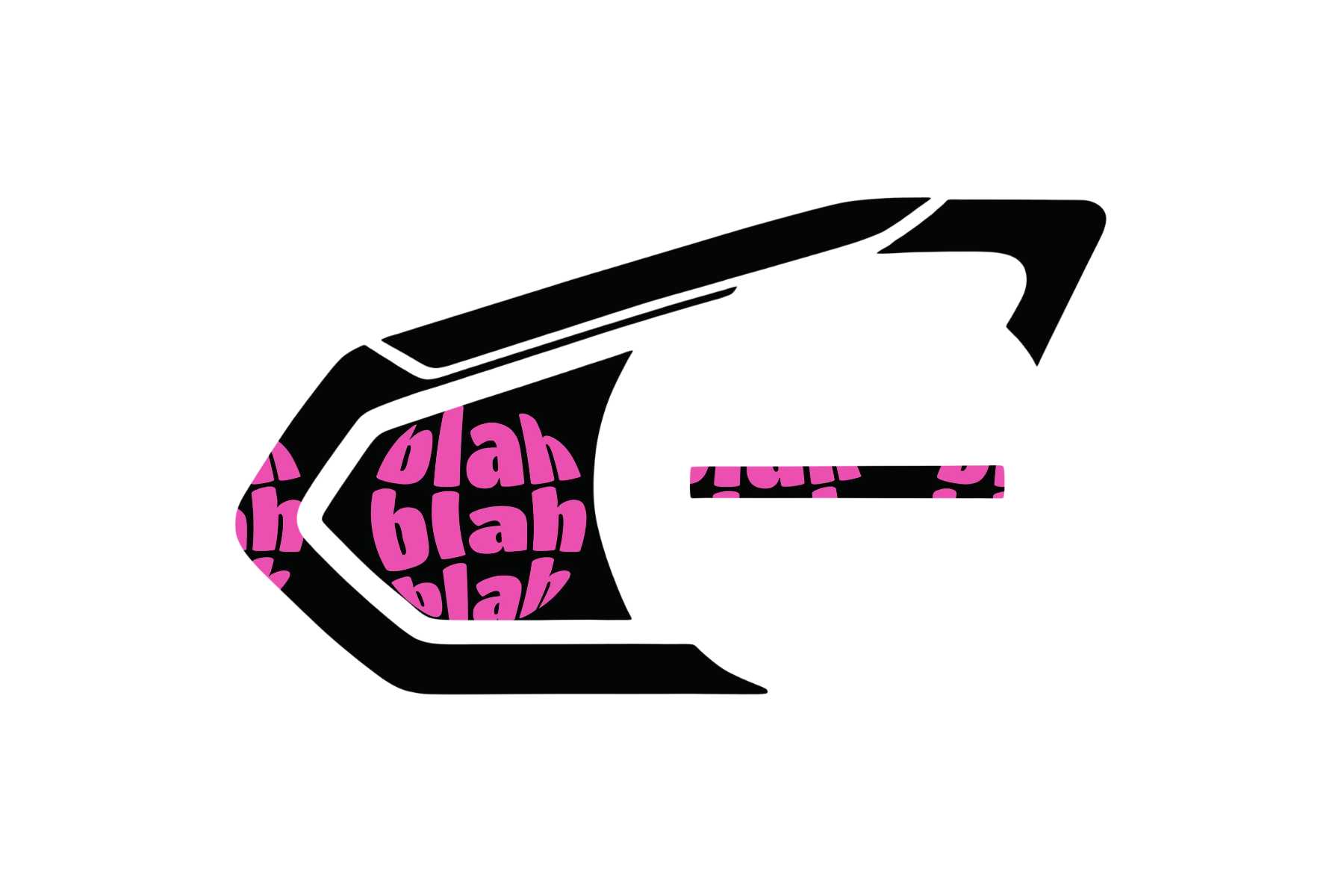 INTERCOM SKIN: BLAH BALH PINK