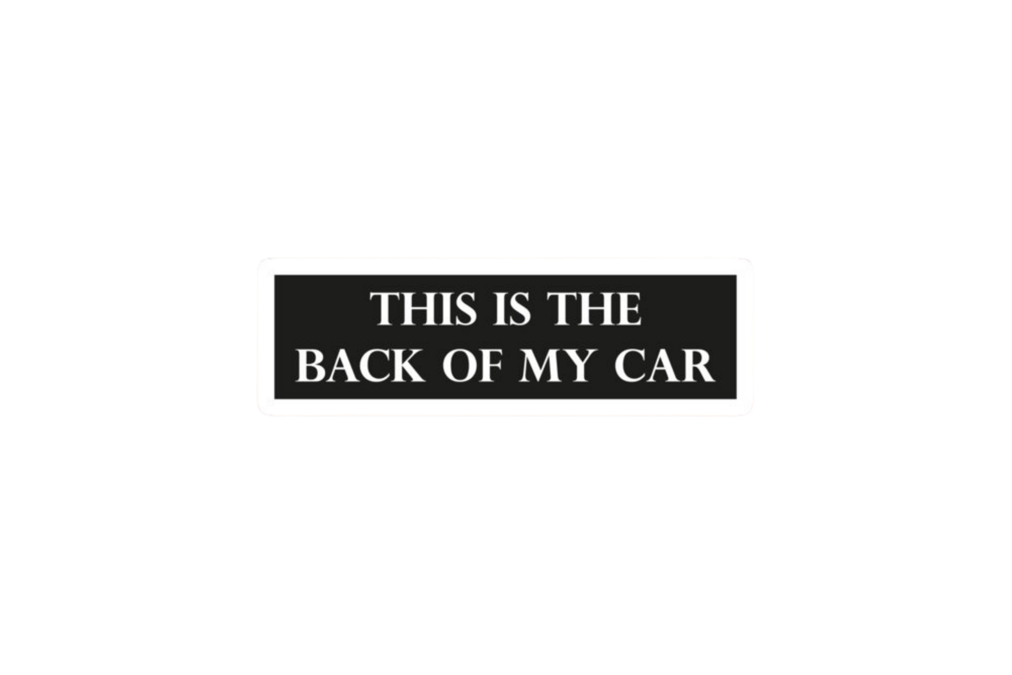 SLAP STICKER: I'M NOT SORRY