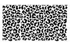 QUARTER WINDOW BANNER: LEOPARD PRINT