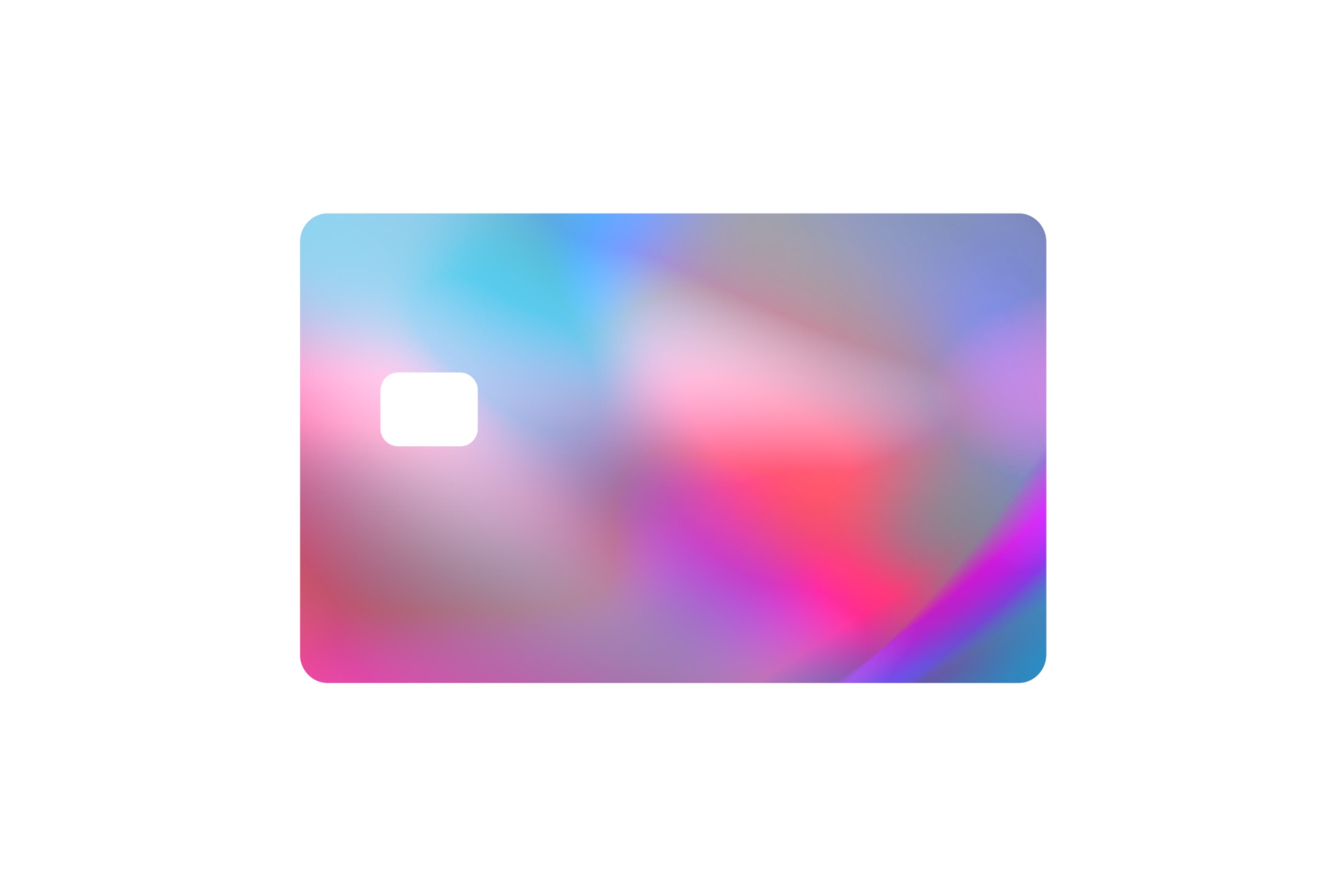CARD WRAP: ACIDWASH HOT PINK/BLUE