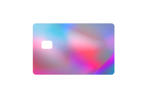 CARD WRAP: ACIDWASH HOT PINK/BLUE - OzDecalz