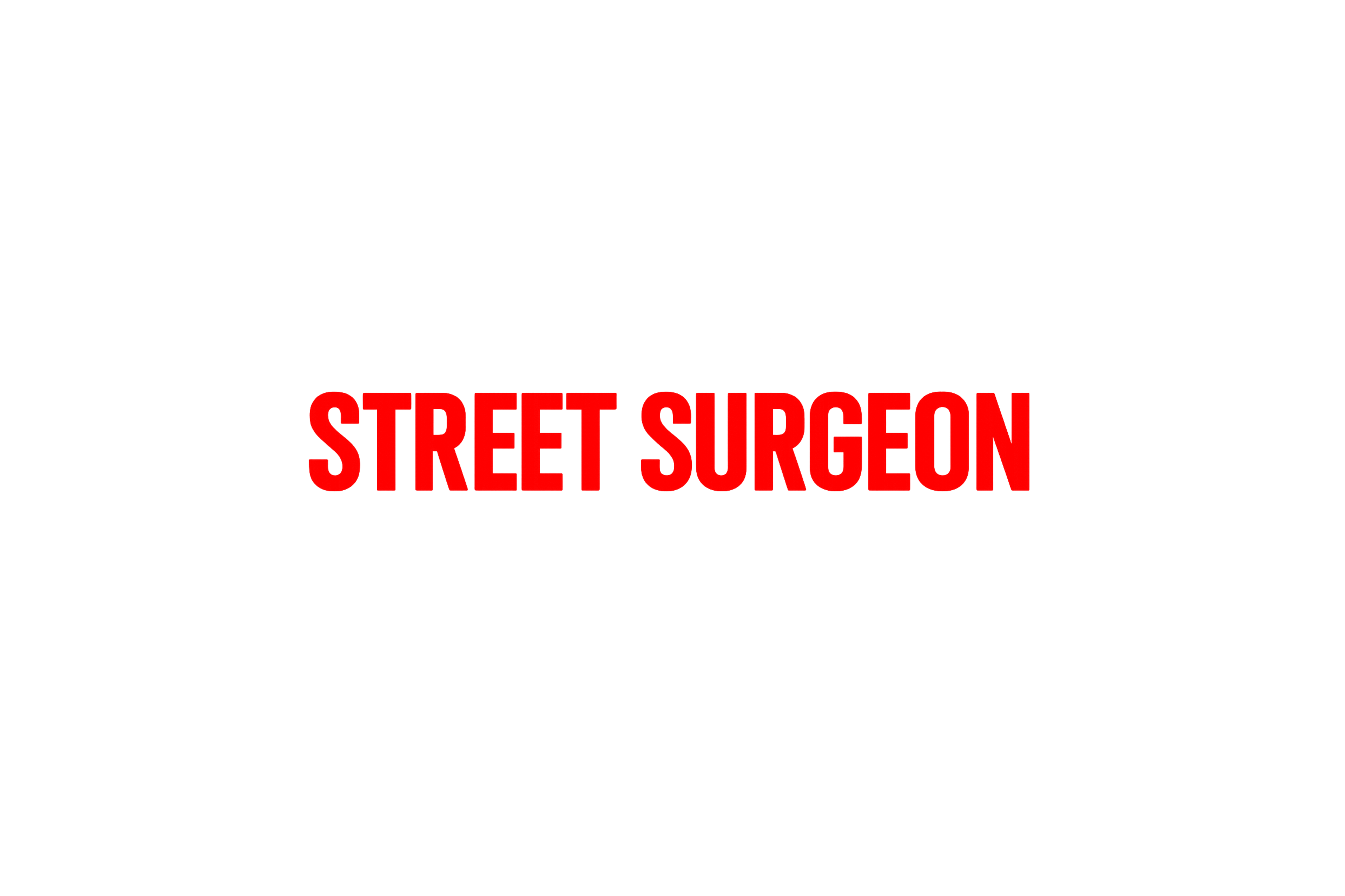 STICKER: STREET SURGEON