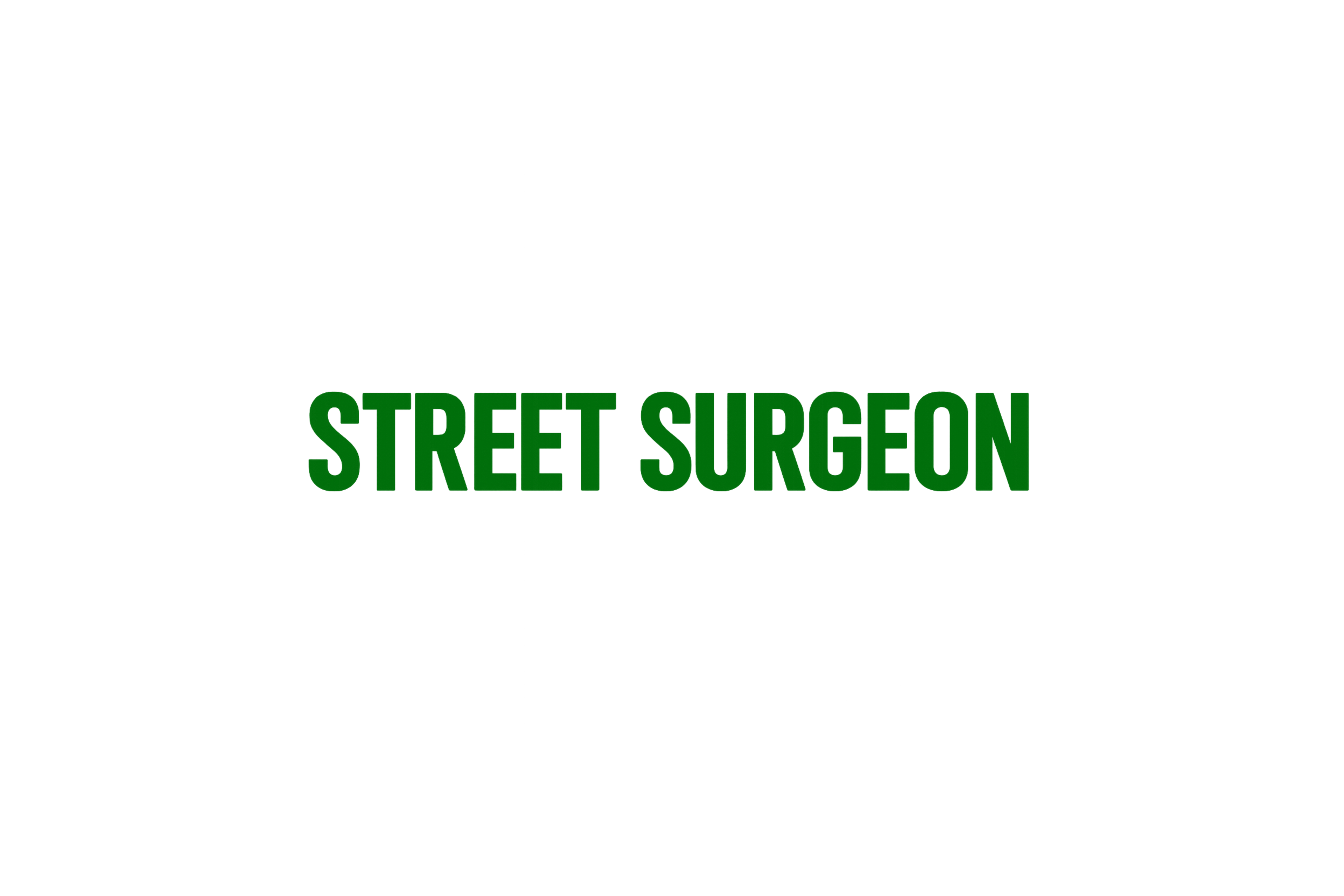 STICKER: STREET SURGEON