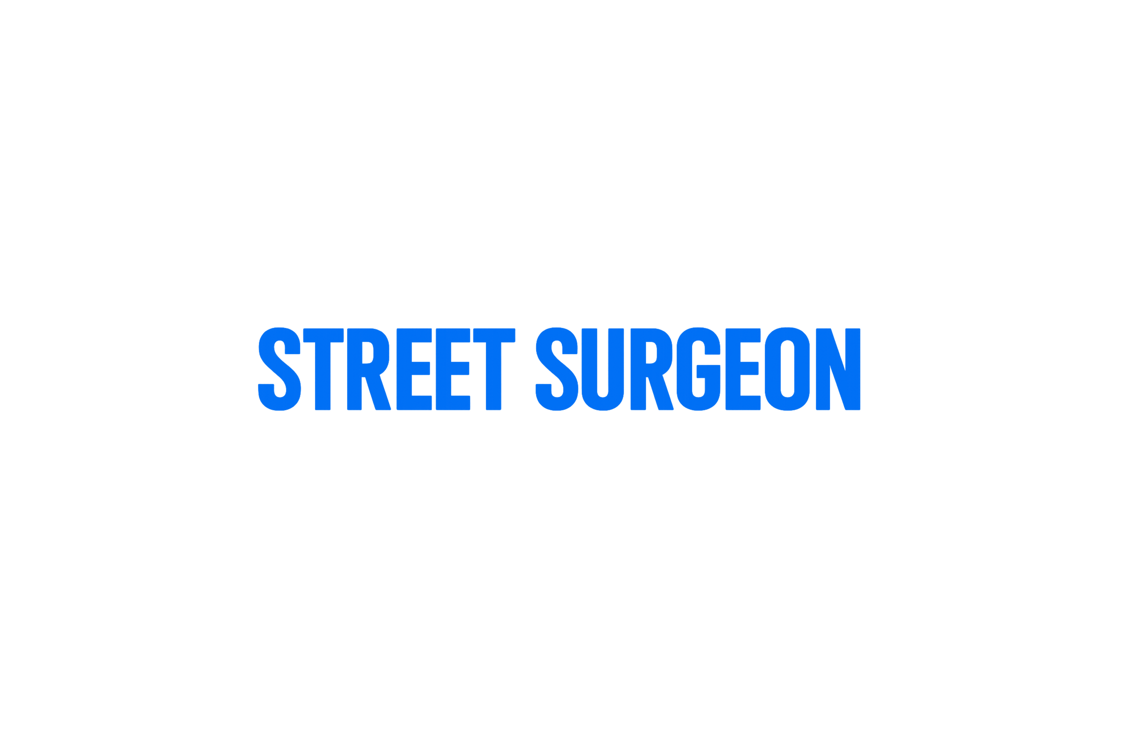 STICKER: STREET SURGEON