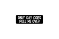 SLAP STICKER: ONLY GAY COPS