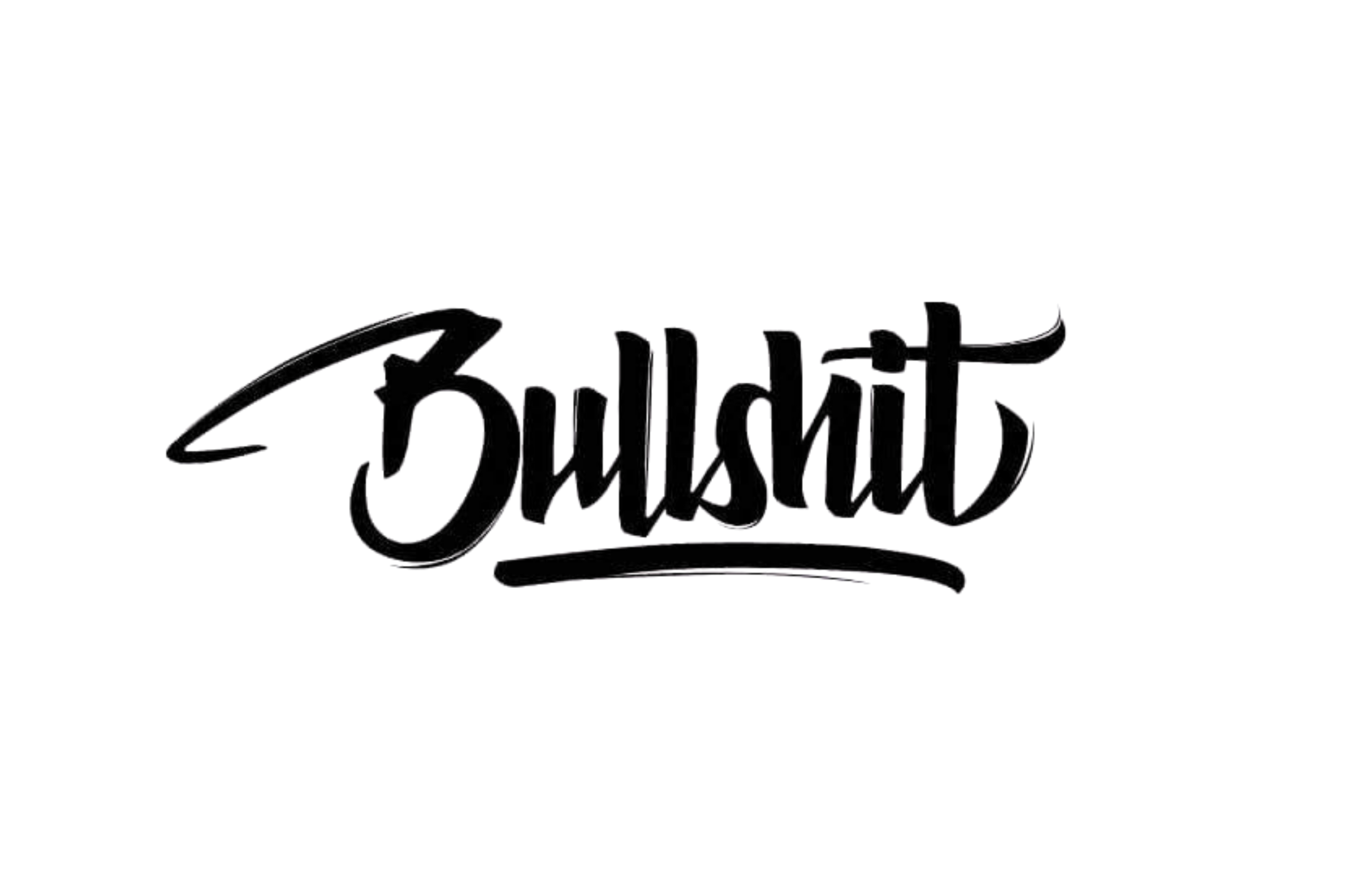 HELMET DECAL: BULLSH*T