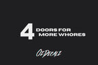 4 DOORS 4 FOR STICKER - OZDecalz