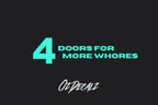 4 DOORS 4 FOR STICKER - OZDecalz