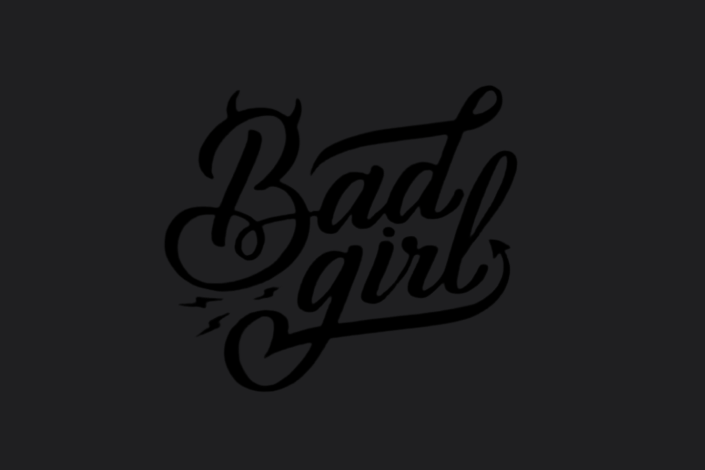 Bad Girl Sticker