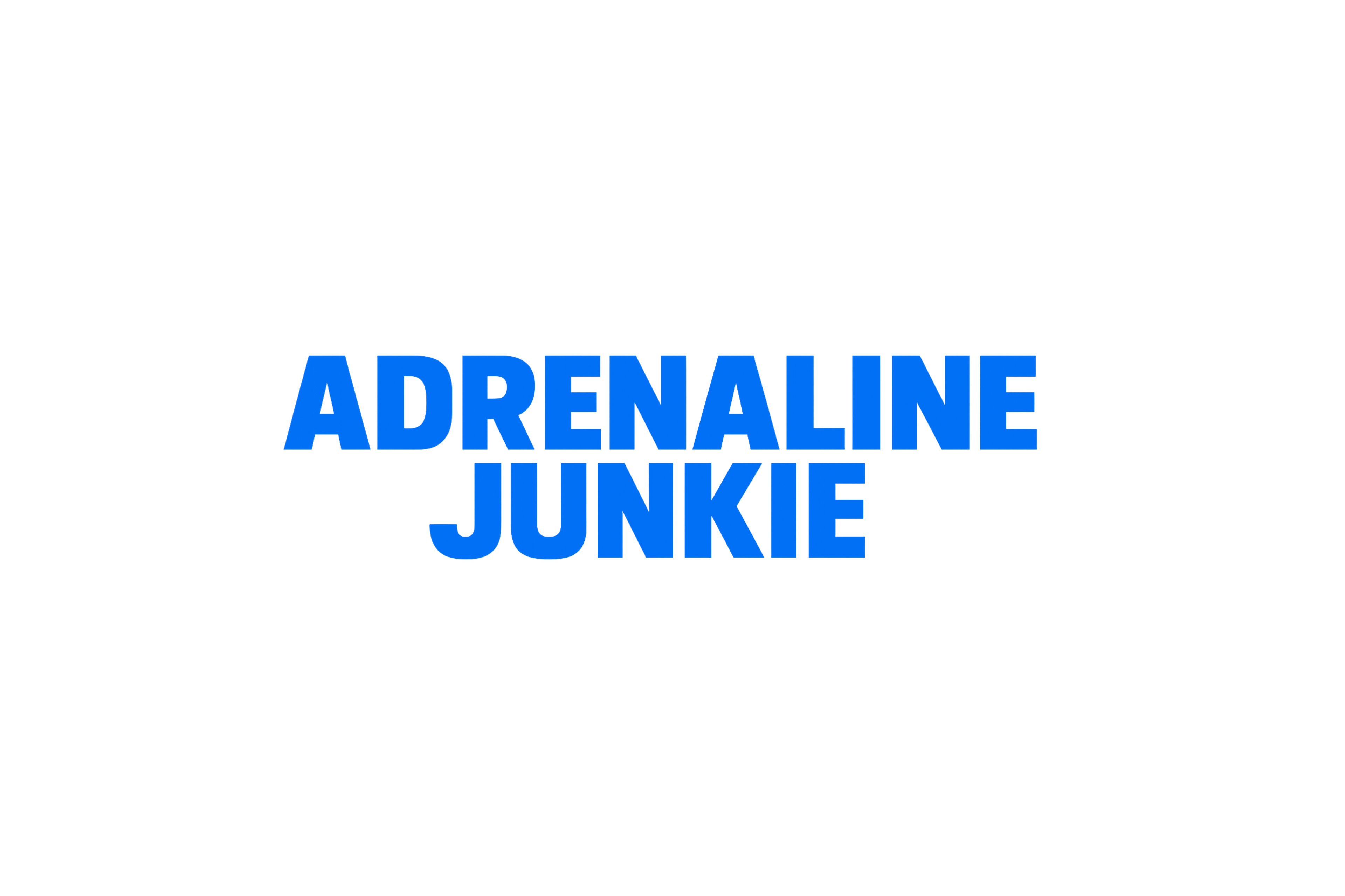STICKER: ADRENALINE JUNKIE