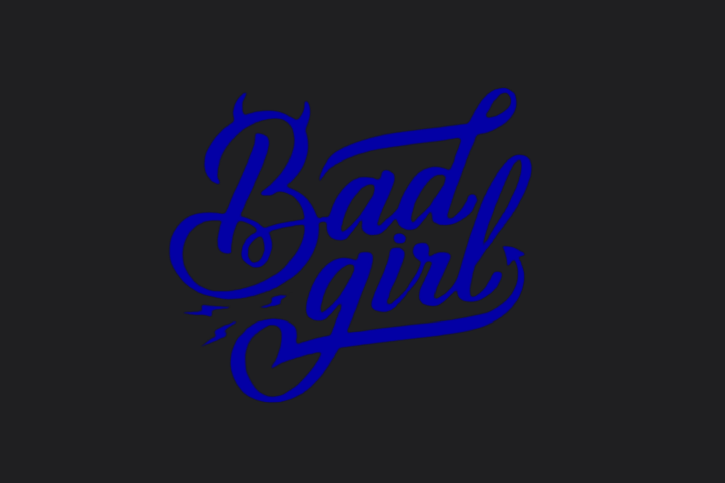 Bad Girl Sticker