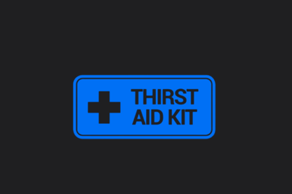 Thirst Aid Kit Sticker