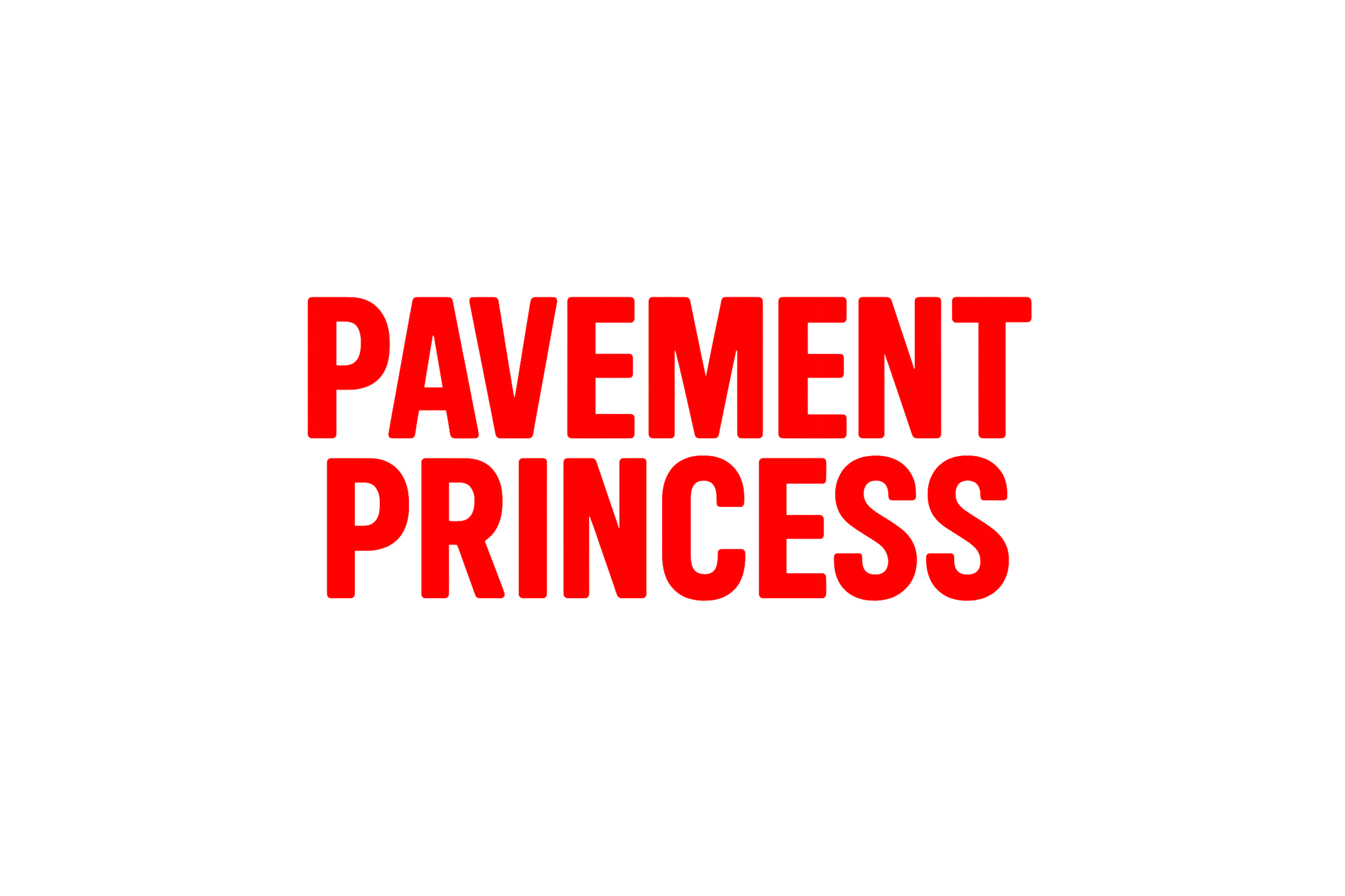 STICKER: PAVEMENT PRINCESS