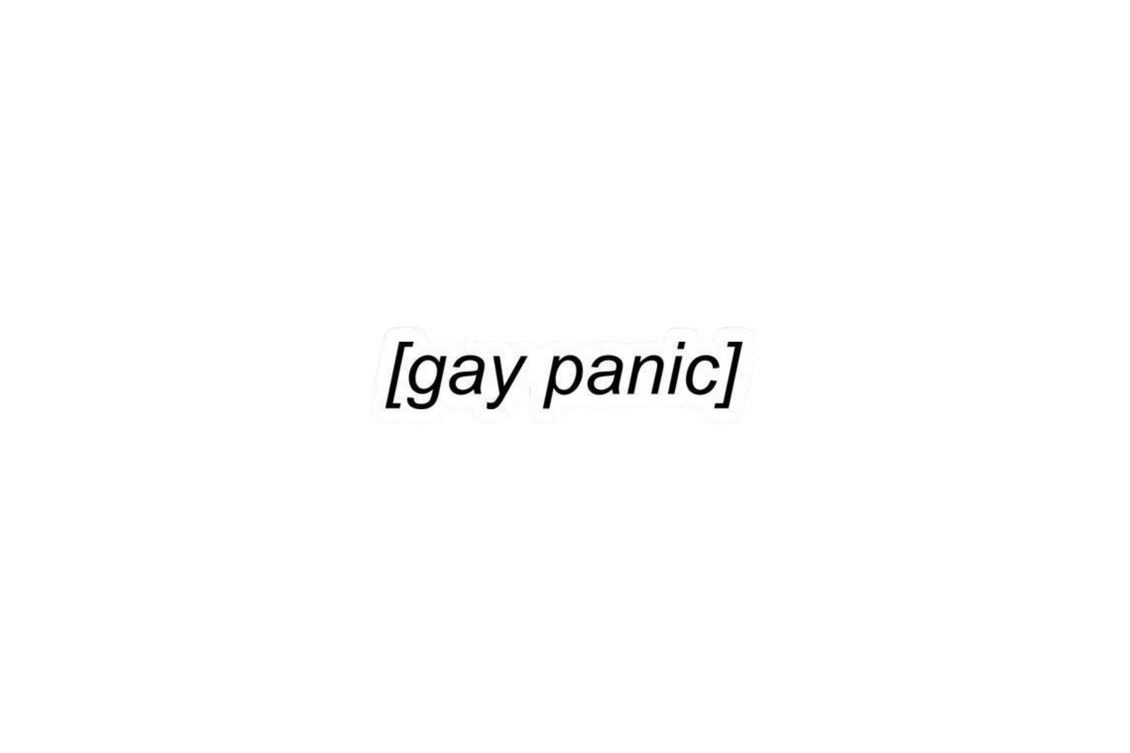 STICKER: GAY PANIC