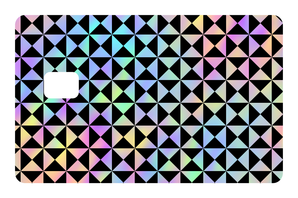 CARD WRAP: HOLOGRAPHIC PATTERN 14