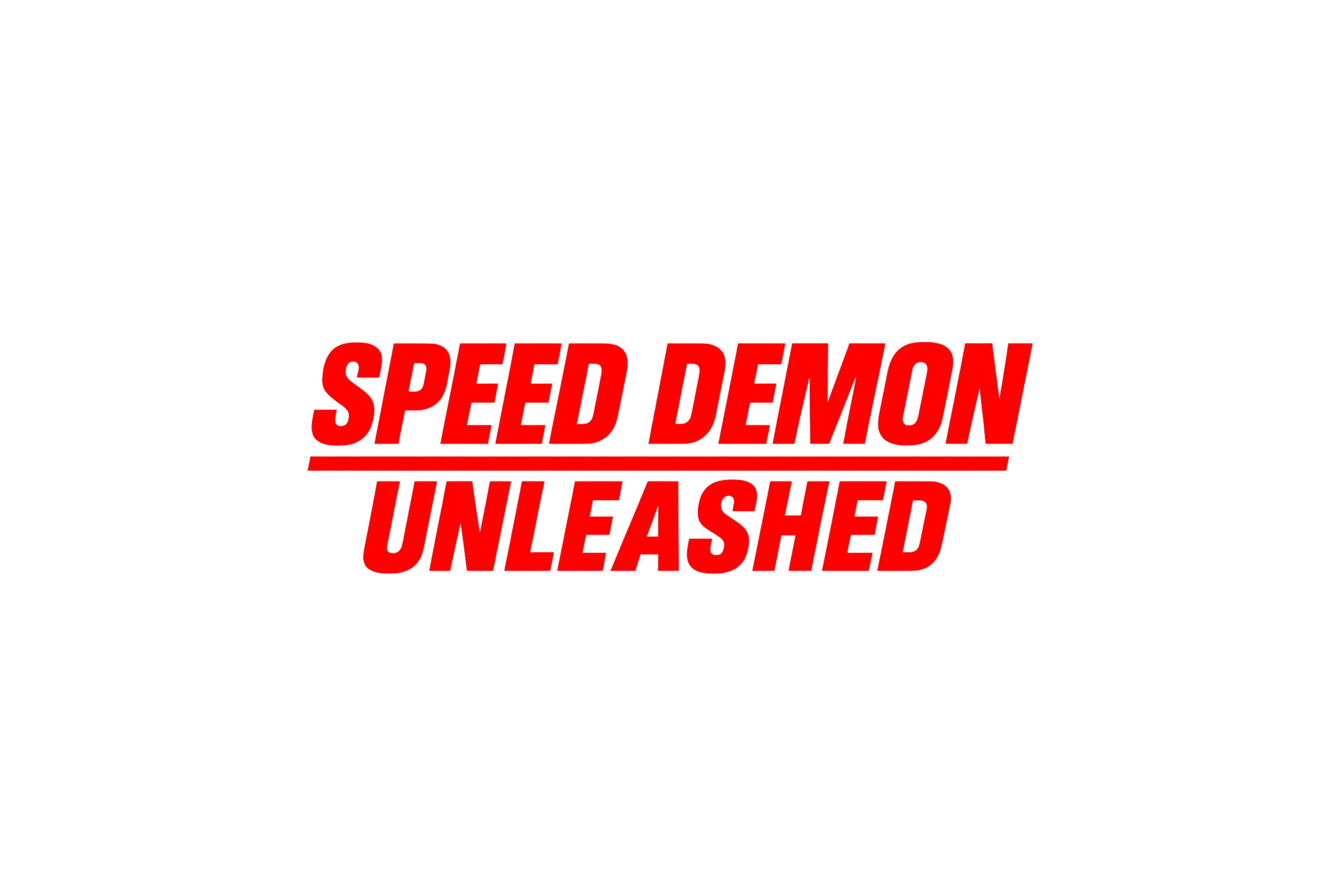 STICKER: SPEED DEMON UNLEASHED