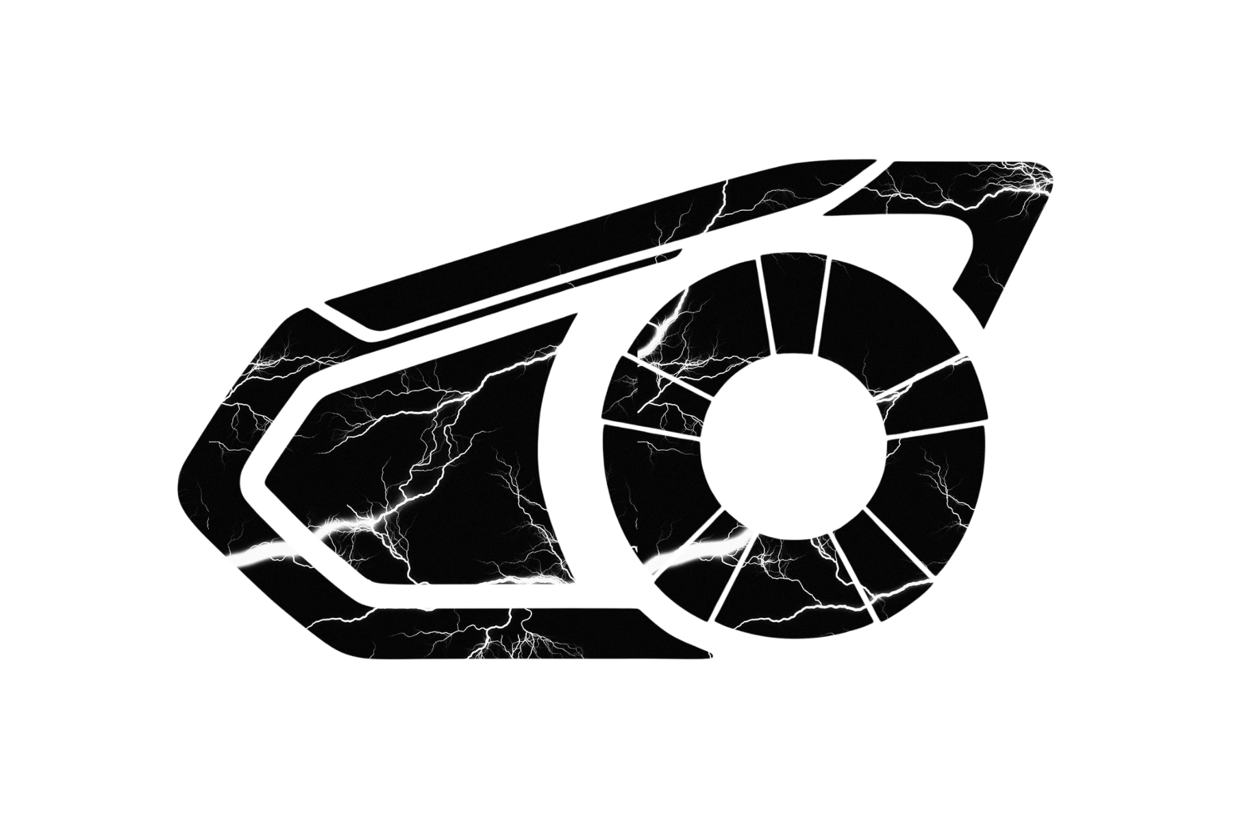 Skin for Sena 30K: WHITE LIGHTNING STRIKE
