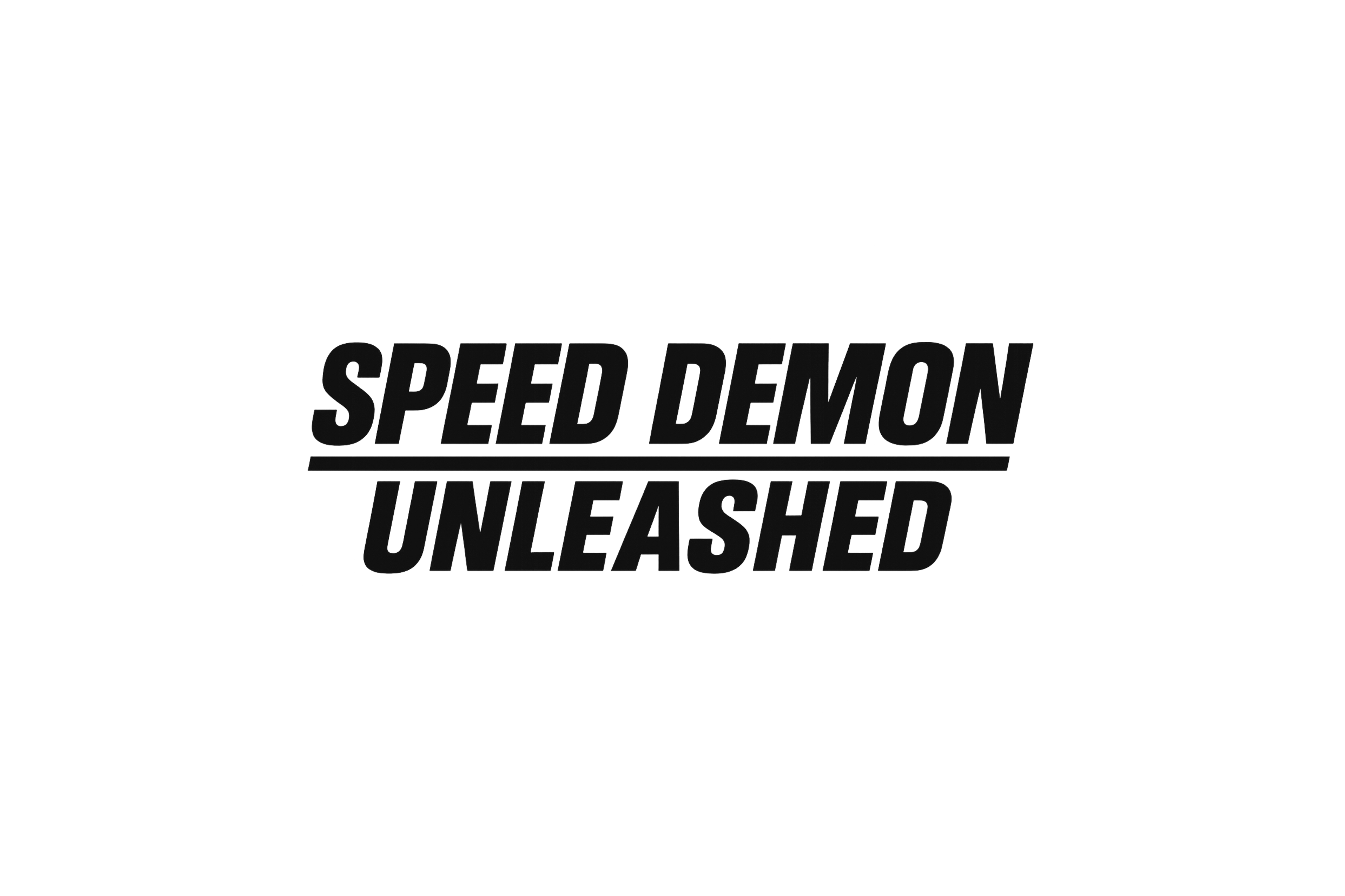 STICKER: SPEED DEMON UNLEASHED