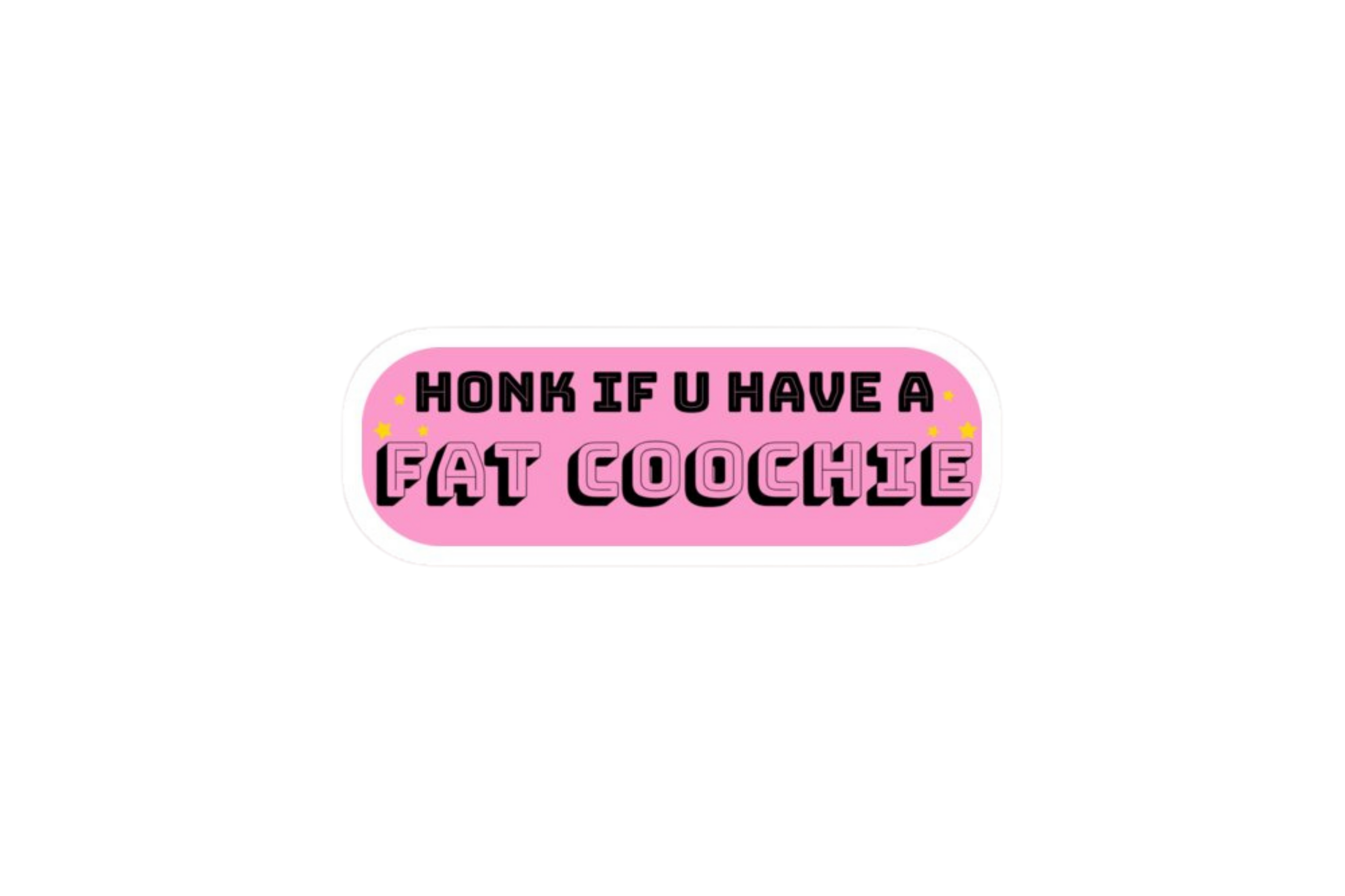 SLAP STICKER: HONK IF U