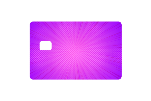 CARD WRAP: PURPLE COMIC - OzDecalz