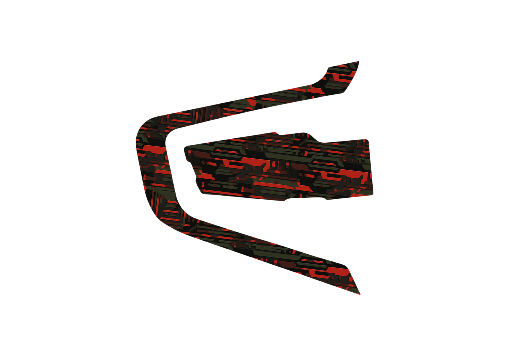 INTERCOM SKIN: RED DIGITAL CAMO