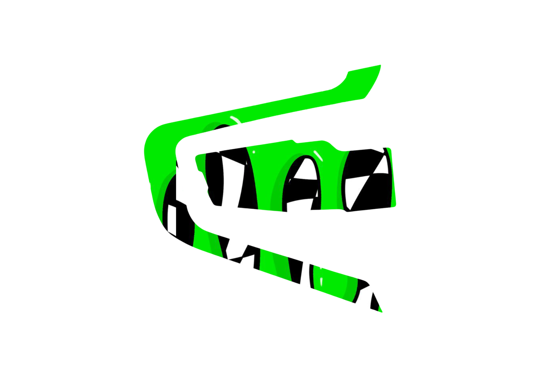 INTERCOM SKIN: NEON GREEN STRIPE