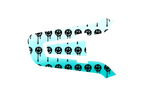 Packtalk  Skin: CYAN SMILEY DRIP
