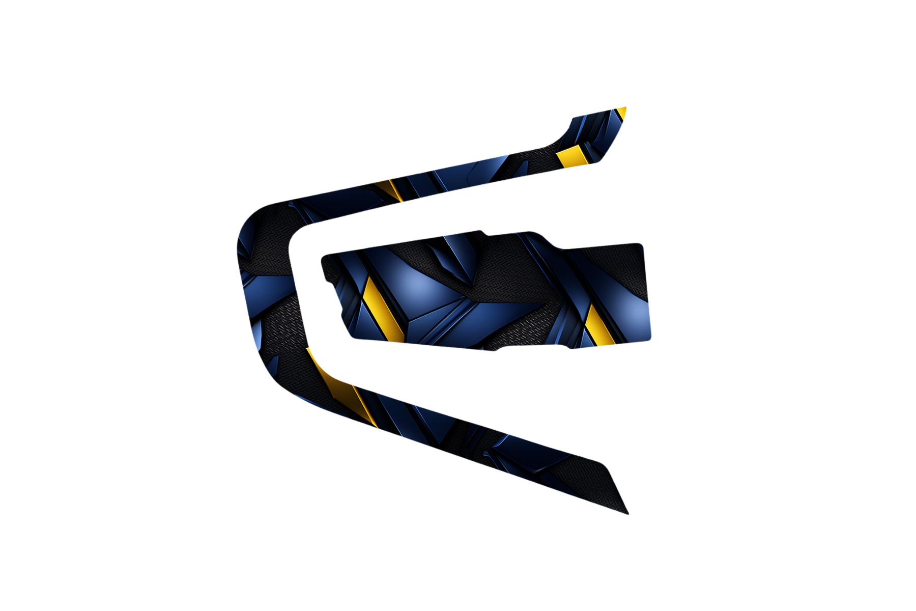 INTERCOM SKIN: STEALTH CARBON YELLOW