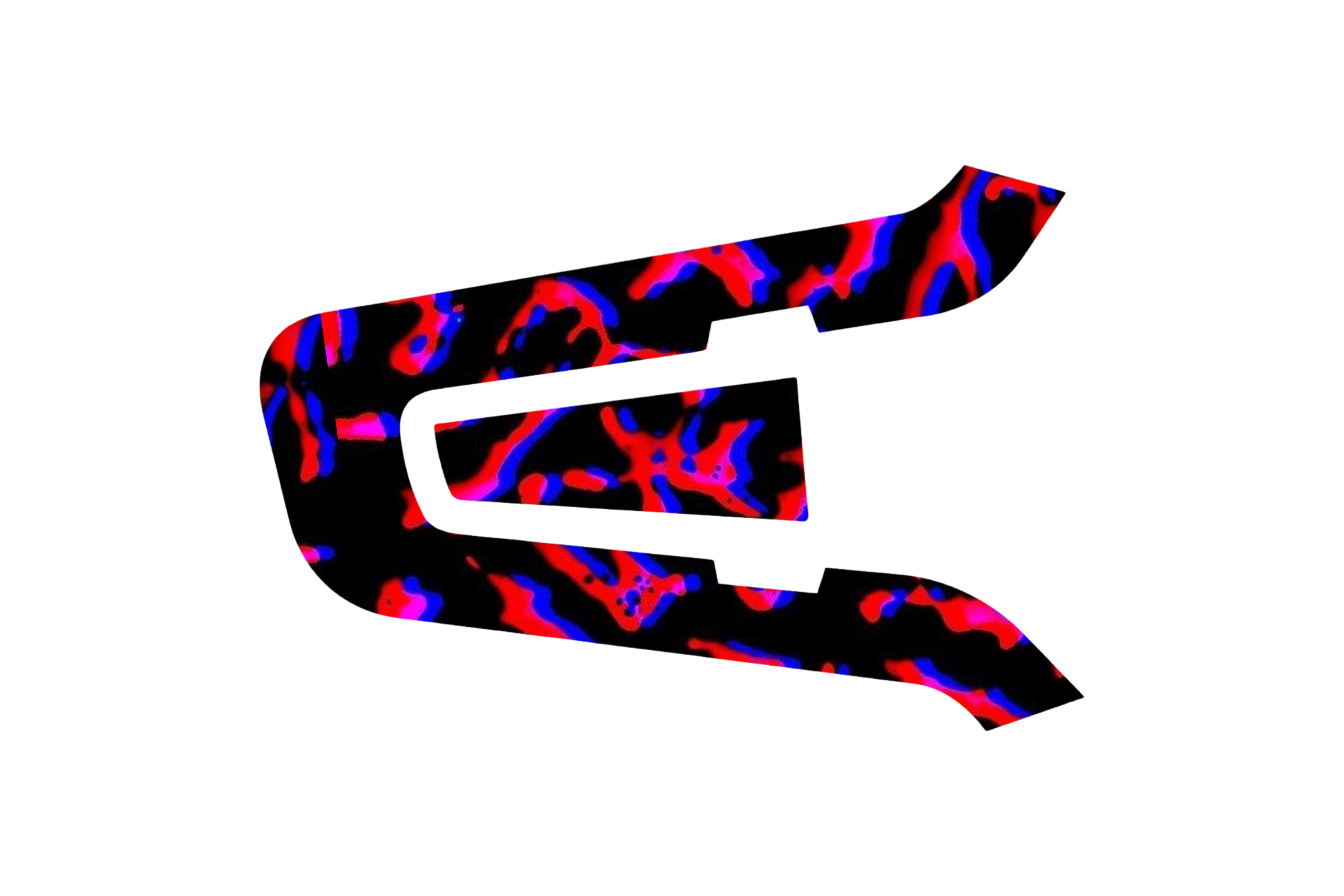 INTERCOM SKIN: RED BLUE GLITCH SKULL