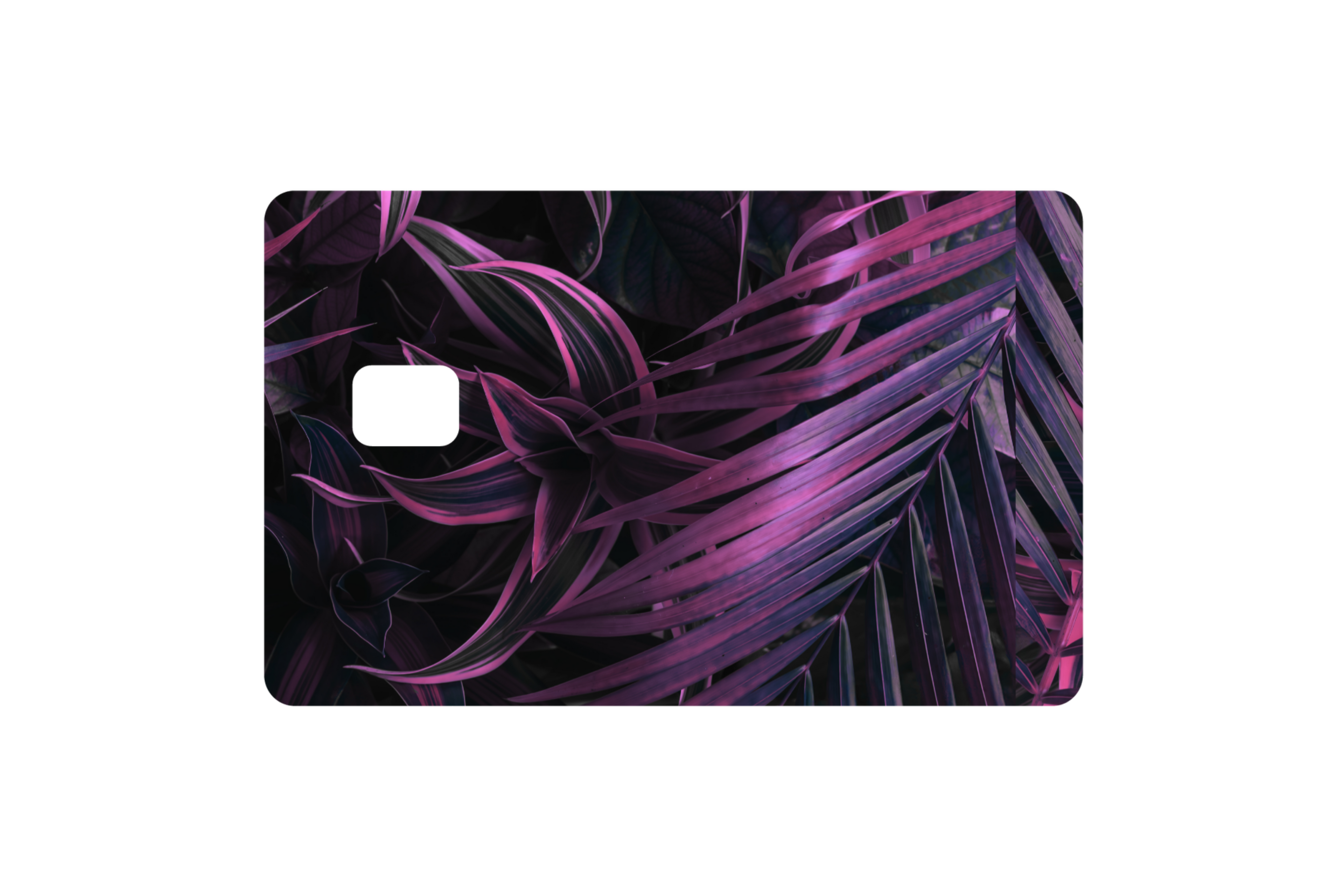CARD WRAP: FLORAL PURPLE