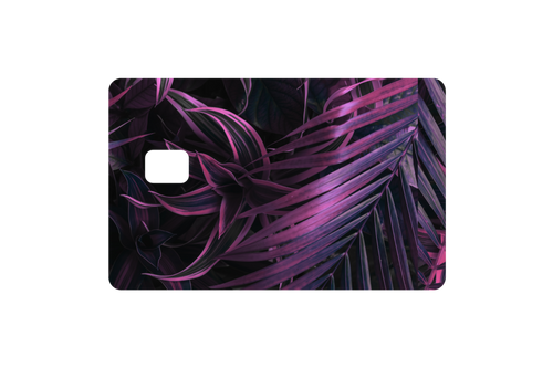 CARD WRAP: FLORAL PURPLE - OzDecalz