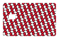 CARD WRAP: CHAIN LINK RED