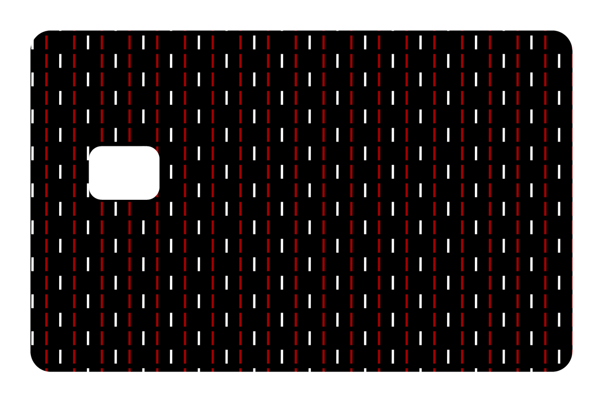 CARD WRAP: GLITCH CODE BLACK