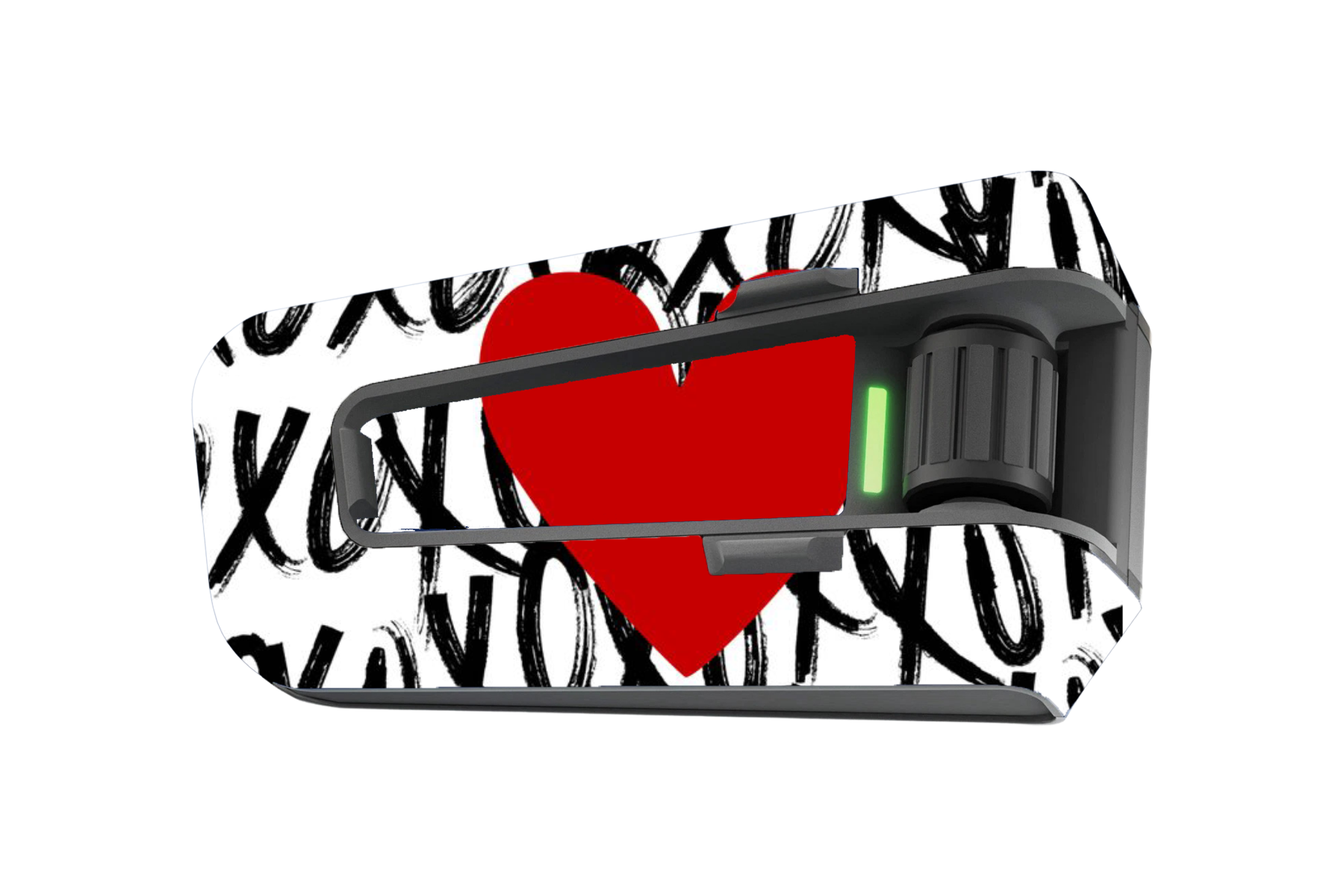 INTERCOM SKIN: XOXO BRUSH RED