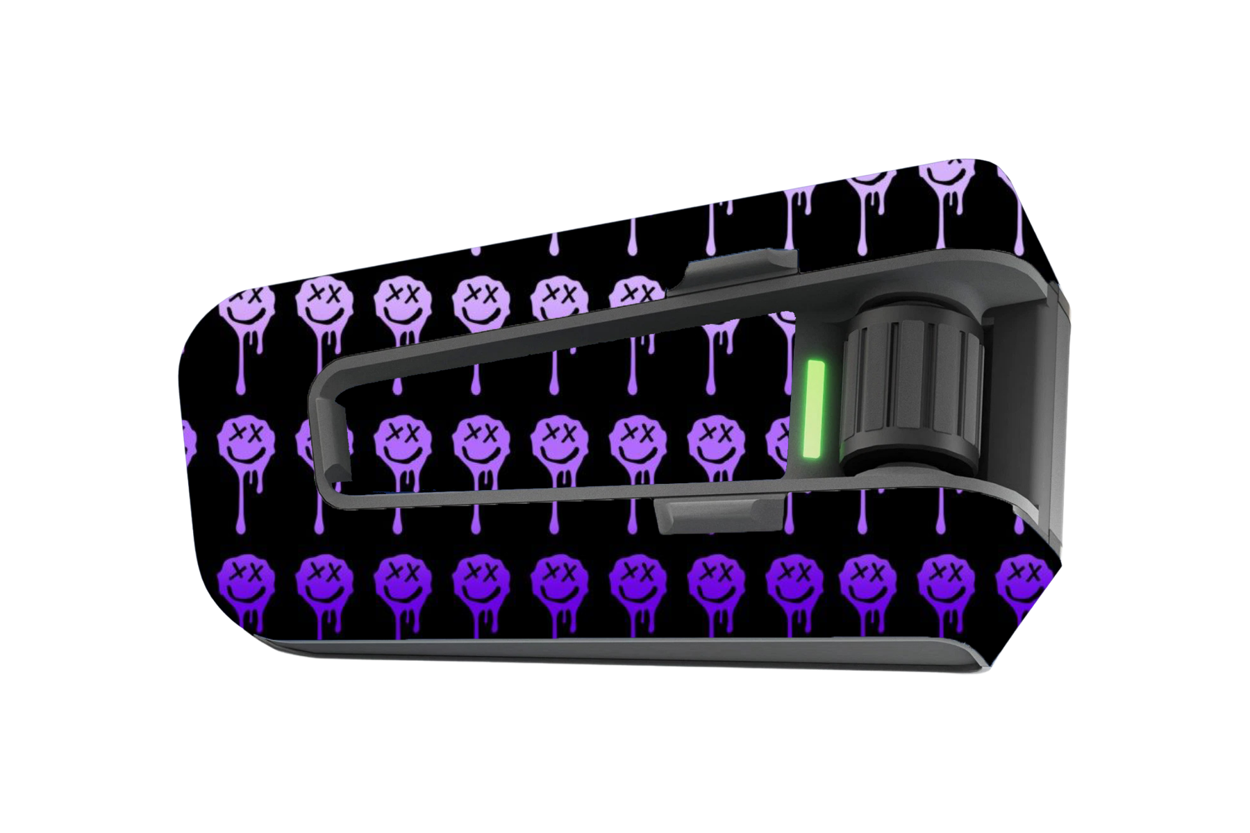 Packtalk  Skin: PURPLE SMILEY DRIP