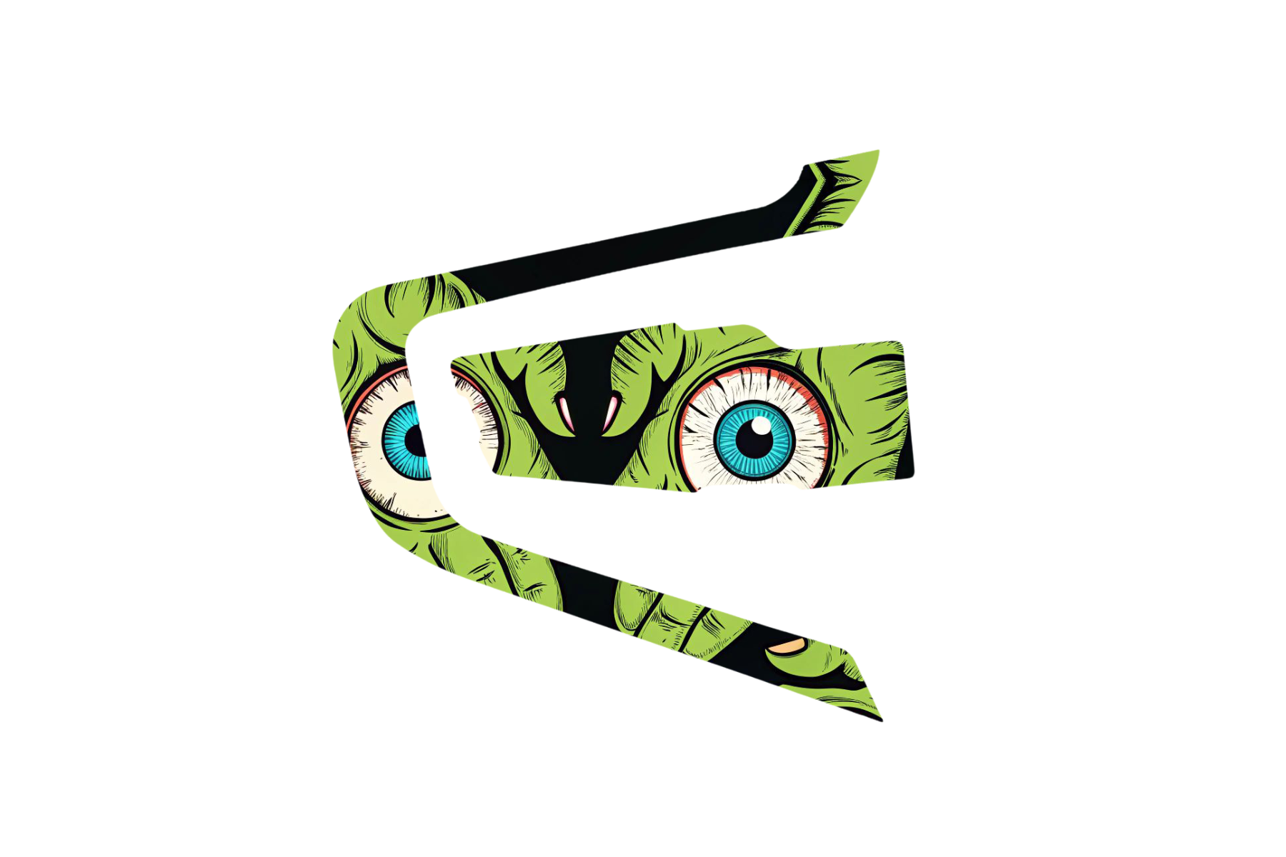 INTERCOM SKIN: GREEN MONSTER CYAN EYES