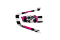 INTERCOM SKIN: PINK SKULL BLUE EYES STRIPE