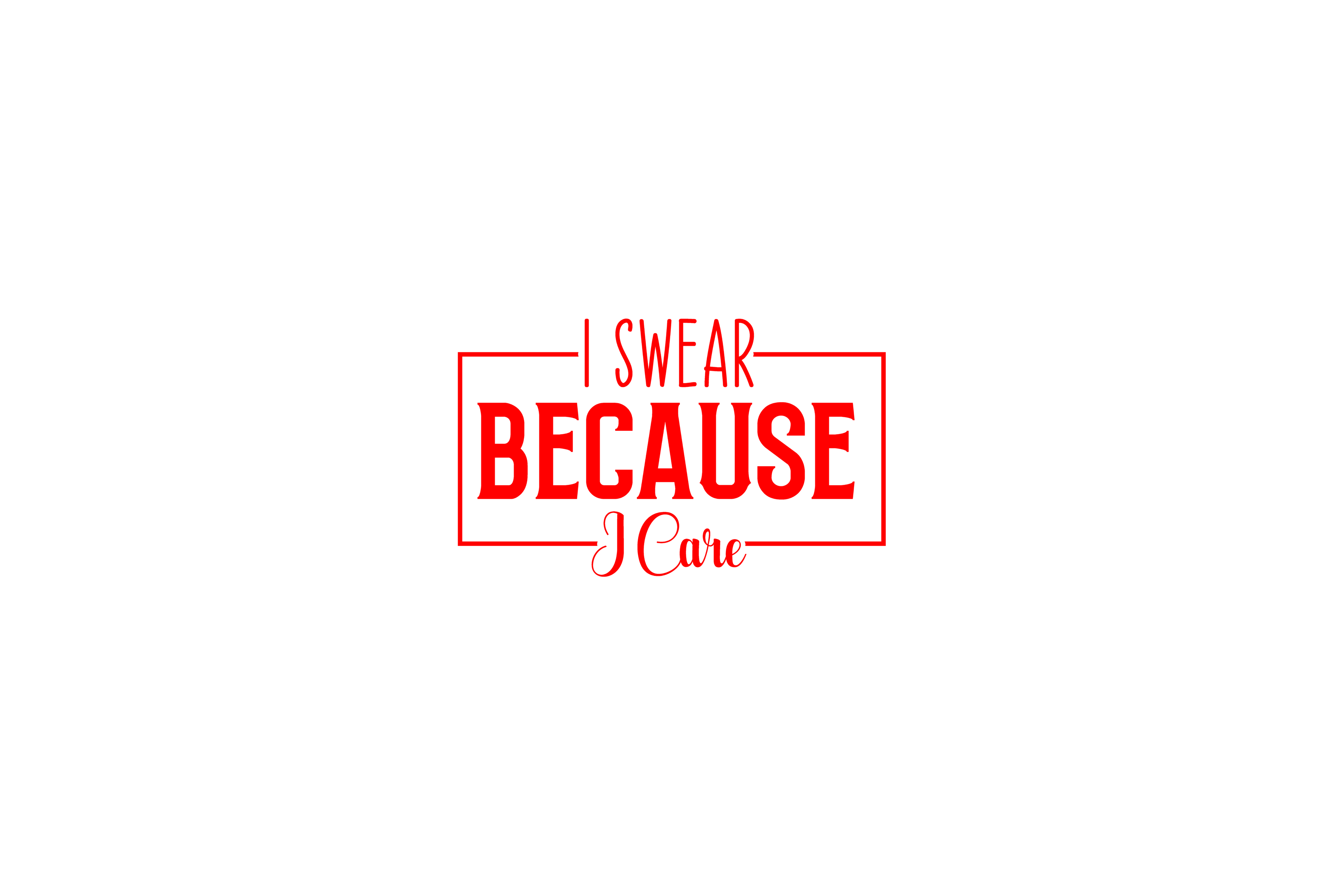 STICKER: I SWEAR BECAUSE I CAN - OzDecalz
