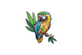 Die-Cut Sticker: MACAW