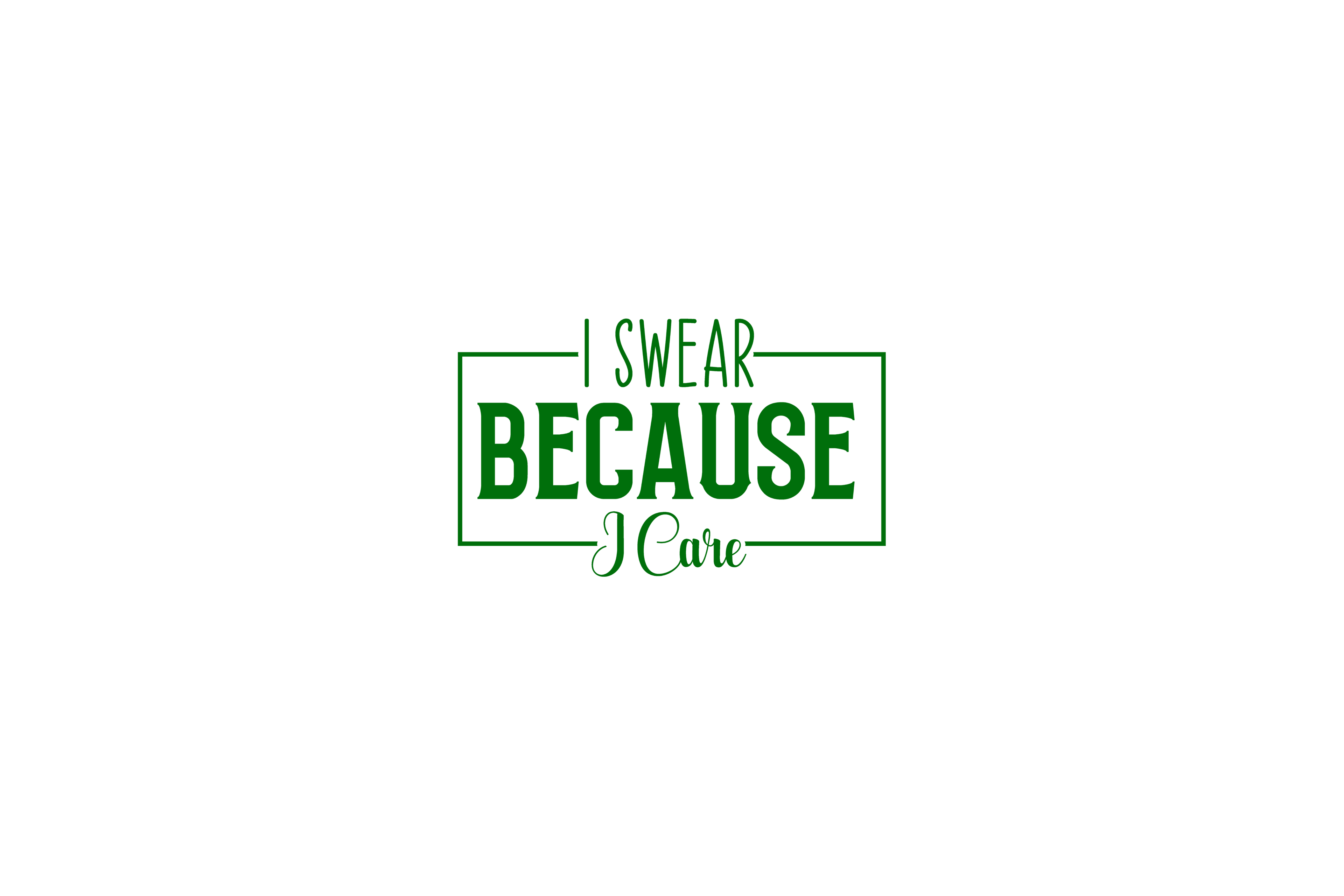 STICKER: I SWEAR BECAUSE I CAN - OzDecalz