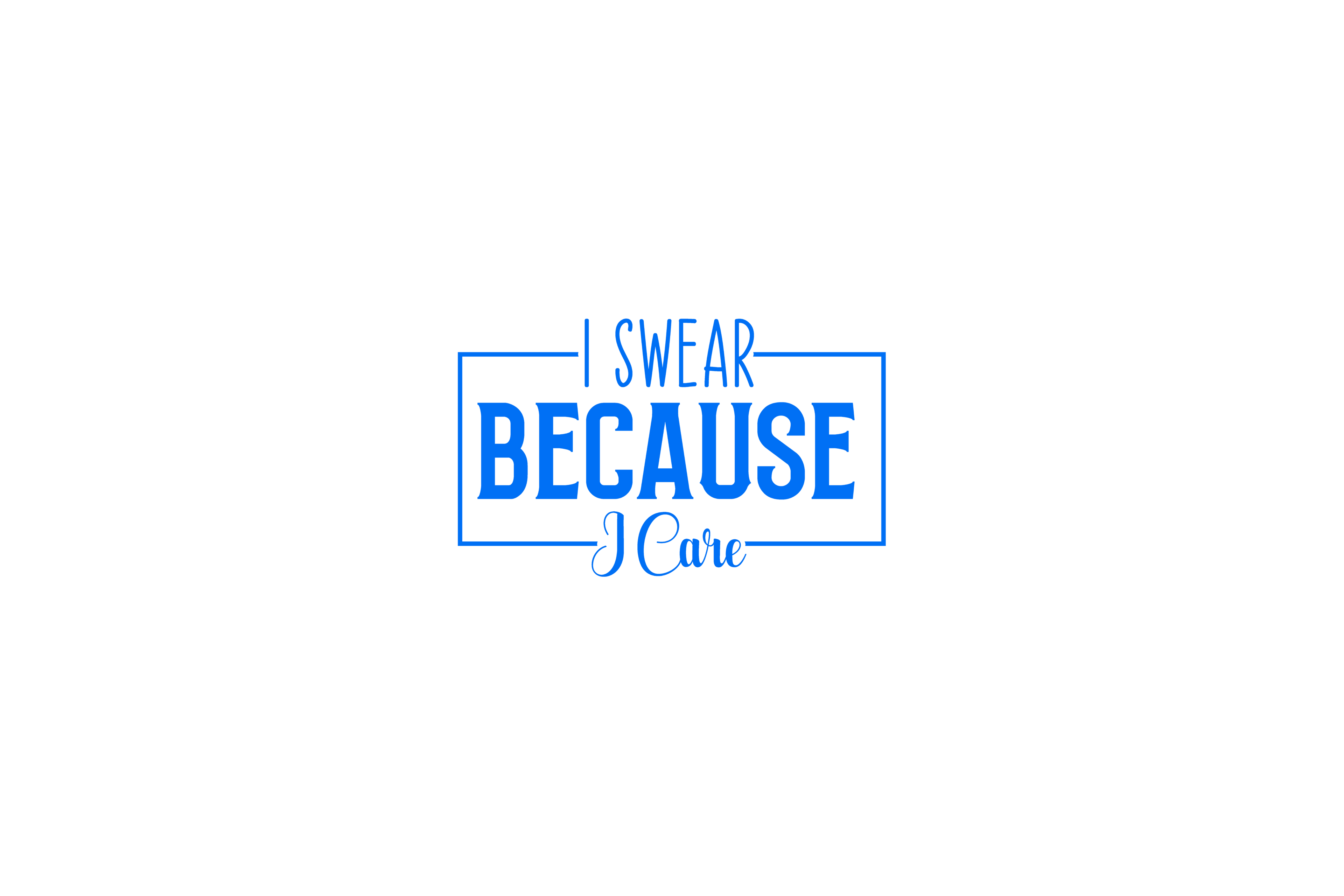 STICKER: I SWEAR BECAUSE I CAN - OzDecalz